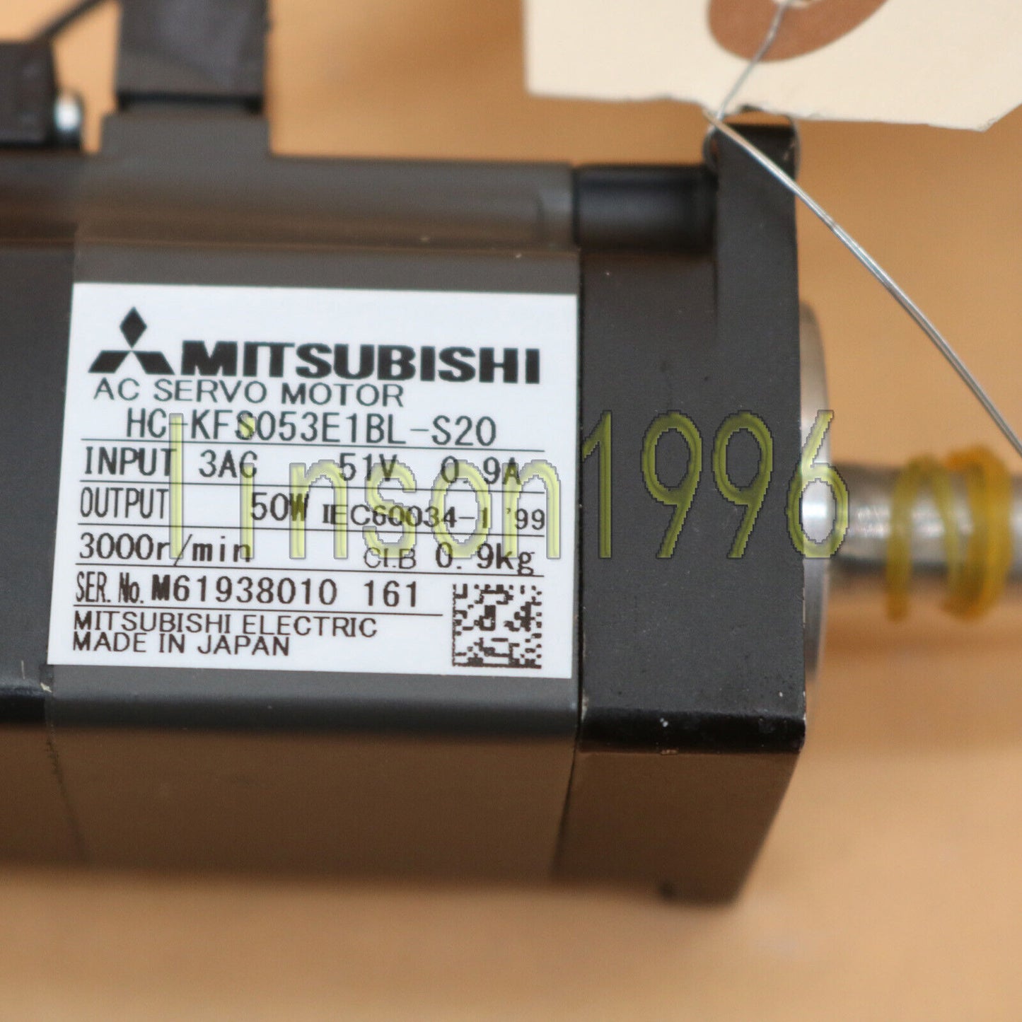 1PC Mitsubishi Servo Motor HC-KFS053E1BL-S20 - MITSUBISHI