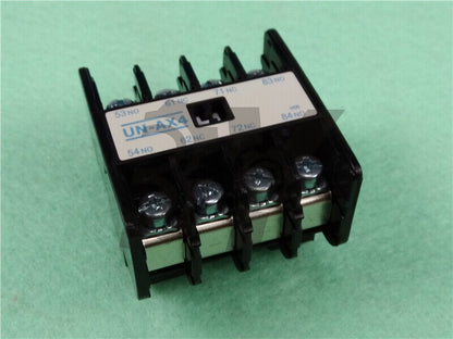 new 1PC Mitsubishi Auxilary Contact Block UN-AX4 UN AX4 2a2b - MITSUBISHI