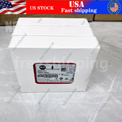 new Allen Bradley MSR127T Safety Relay - Red (440R-N23126) - ALLEN BRADLEY