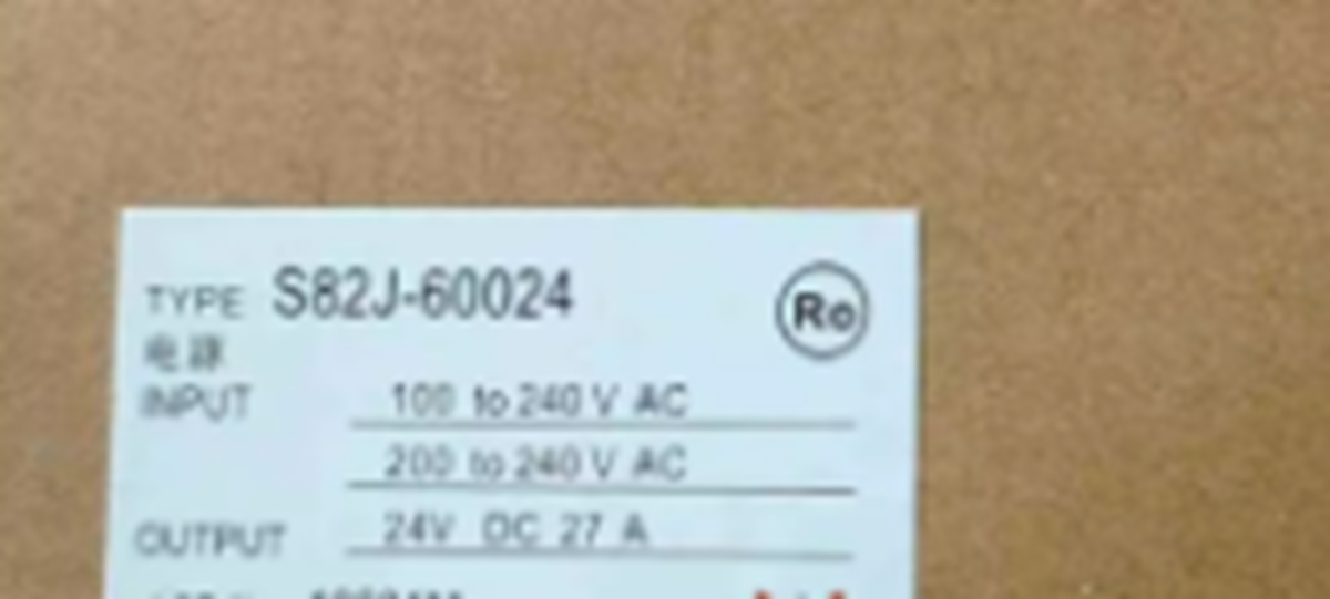 OMRON S82J-60024 Switching Power Supply - OMRON