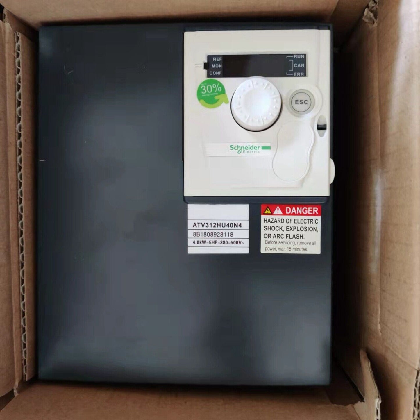 SCHNEIDER Electric ATV312HU40N4 Inverter AC Motor Drive 5HP 480VAC 3Phase - SCHNEIDER ELECTRIC