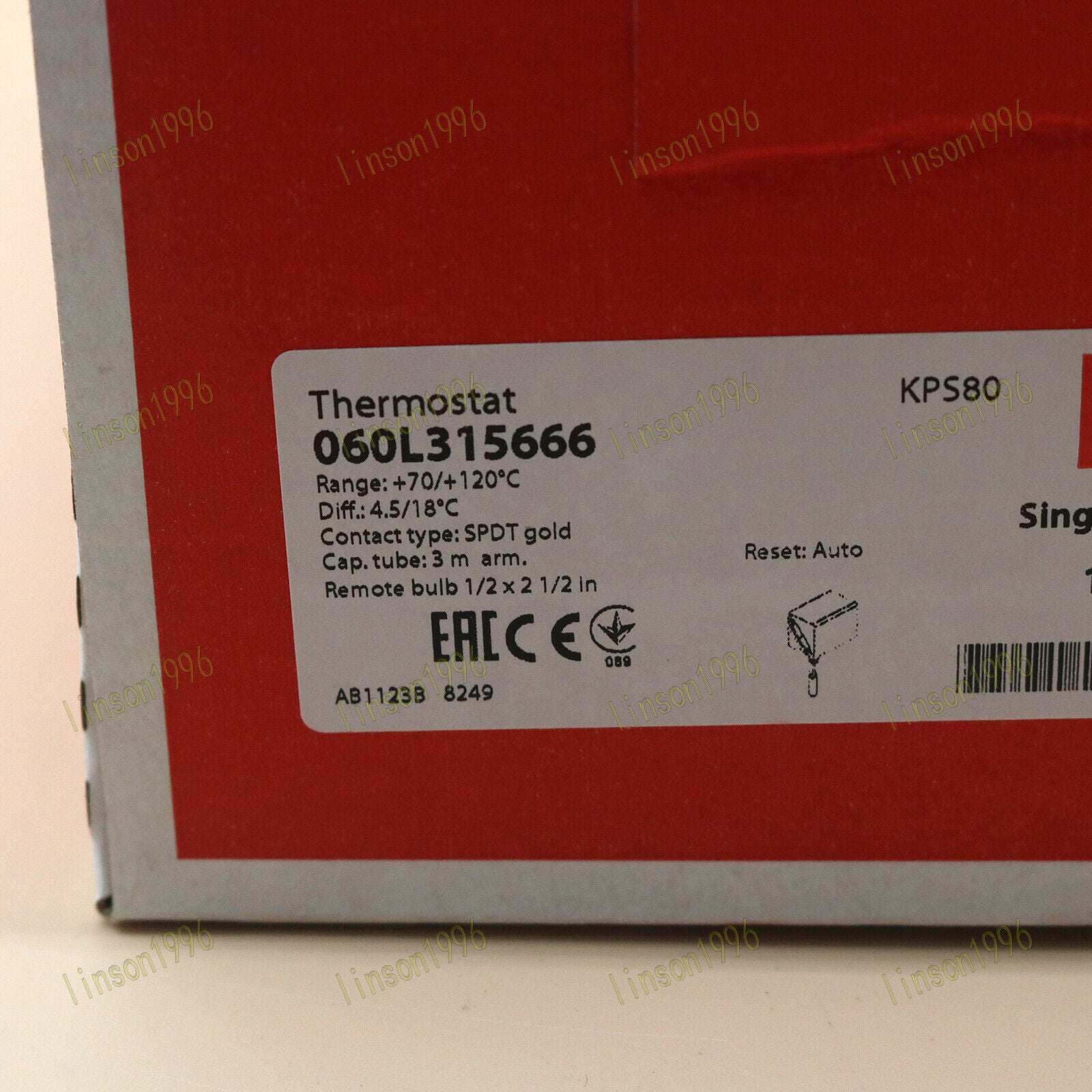 new 1pc  060L315666 For Danfoss Temperatur Switch One year Danfoss