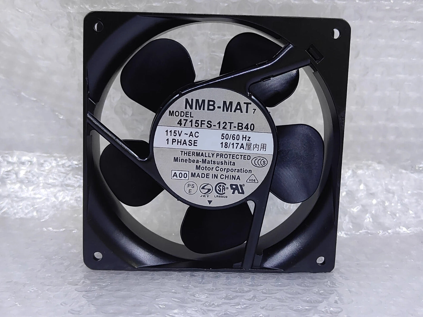 NMB 4715FS-12T-B40 12038 DC115V 18/17W 12CM Metal Cooling Fan