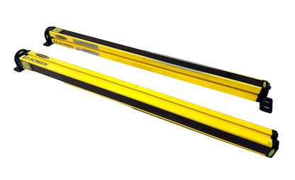 used Banner SLSE14-600Q8 SLSR14-600Q8 EZ-Screen Light Curtain Emitter and Receiver - BANNER