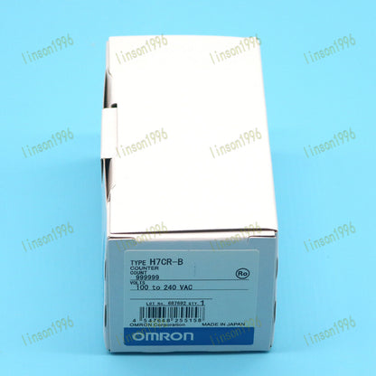 New One Omron H7CR-B Timer 100/240VAC Ship - OMRON