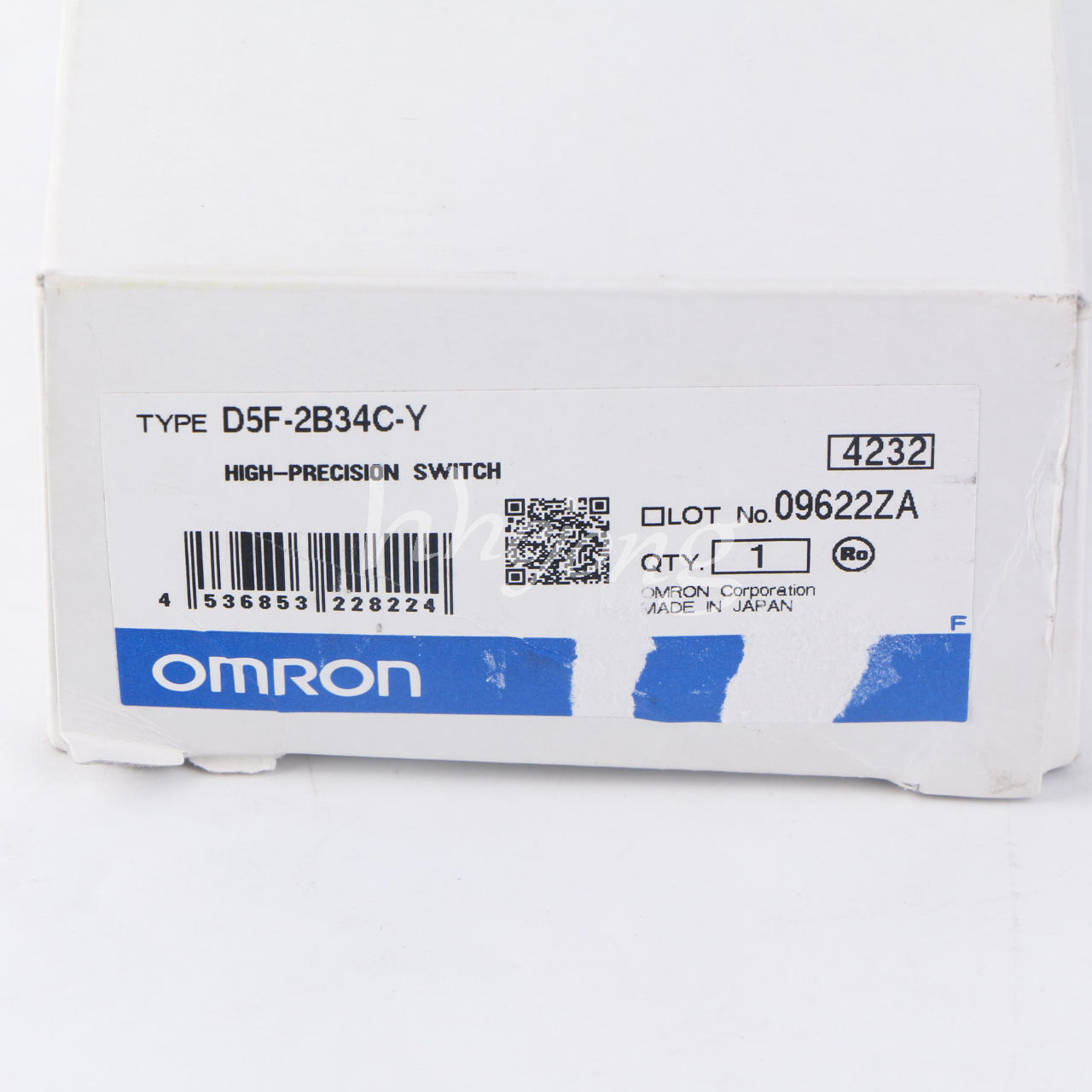 Omron HIGH-PRECISION SWITCH D5F-2B34C-Y - OMRON
