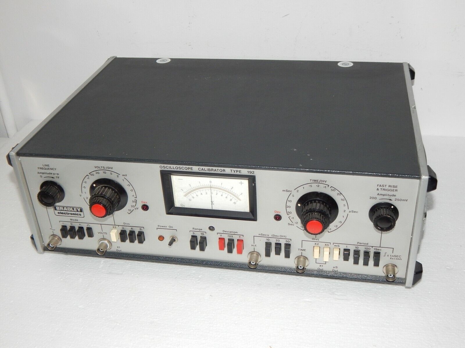 Used Bradley Electronics Oscilloscope Calibrator Type 192 - BRADLEY