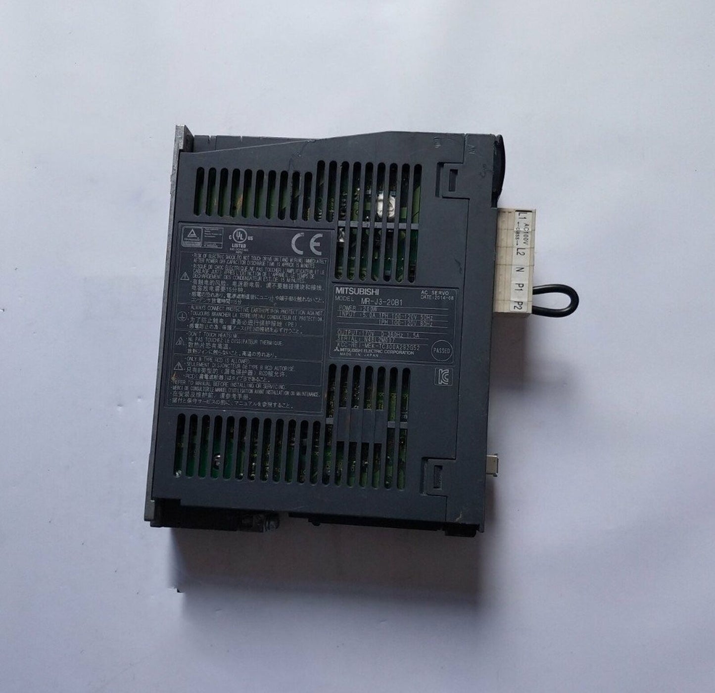 Mitsubishi MR-J3-20B1 servo drive used, fully tested quality assurance - MITSUBISHI