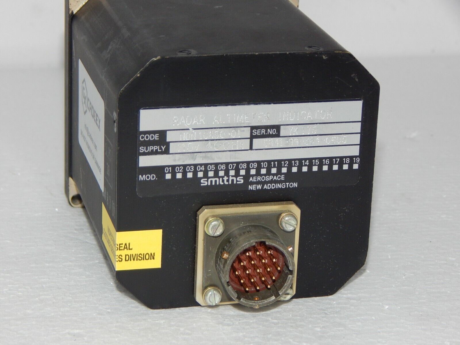 Used Aircraft Plane Altitude Indicator SMITHS flight instrument - SMITHS