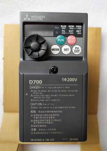 Mitsubishi FR-D720S-0.75K-CHT Tested Good - MITSUBISHI