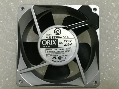 1pc  ORIX 12038 MU1238A-51B 220 230V 14 16W axial fan industrial fan