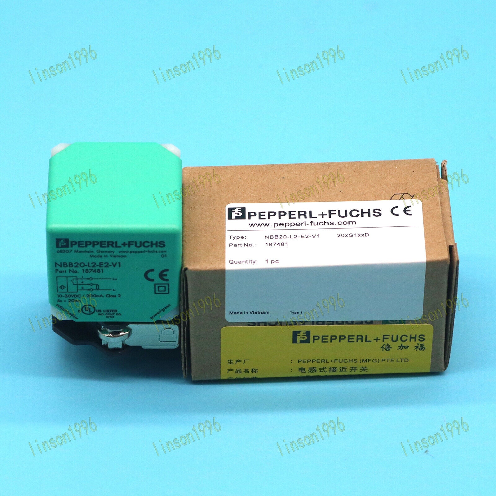 ONE FOR PEPPERL+FUCHS NBB20-L2-E2-V1 Proximity Switch - PEPPERL+FUCHS
