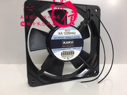 KAKU KA1225HA2 AC220V-240V 0.10A/0.09A 120*120*25MM Aluminum Frame Cooling Fan