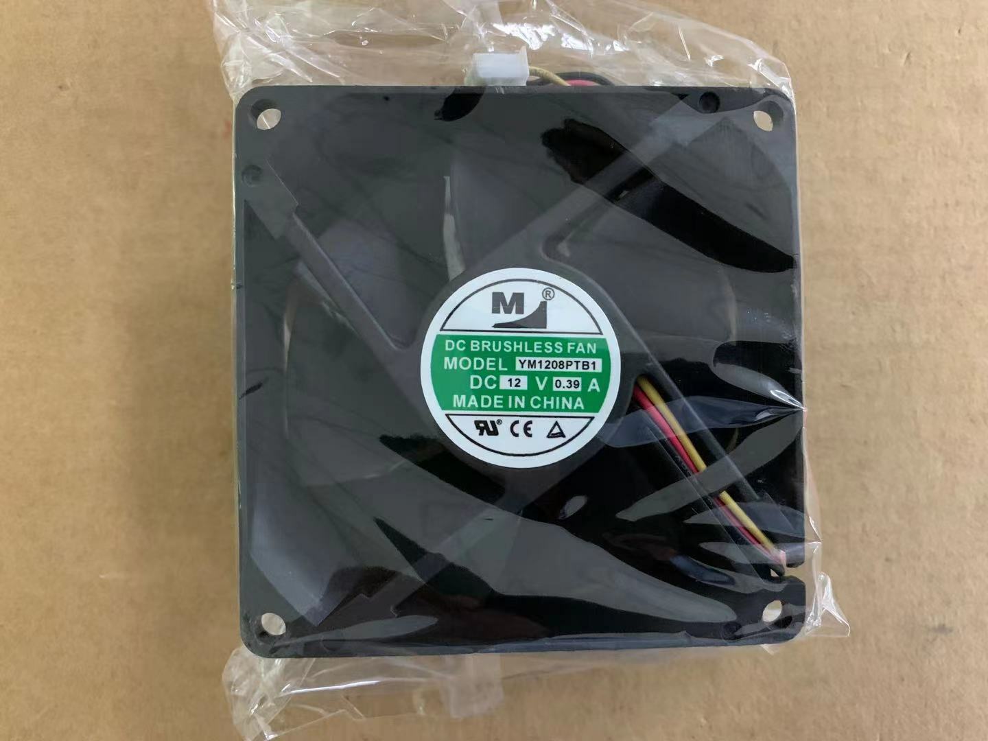 new M YM1208PTB1 DC12V 0.39A chassis fan