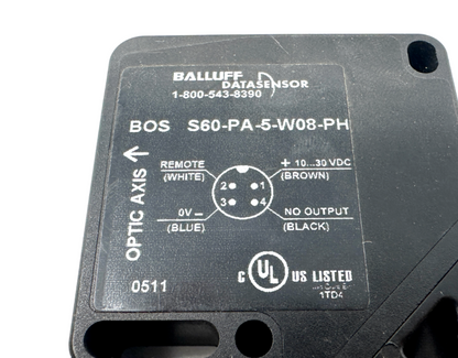 used Balluff BOS S60-PA-5-W08-PH Sensor - BALLUFF