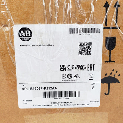 Allen Bradley VPL-B1306F-PJ12AA Low Inertia Servo Motor - ALLEN BRADLEY