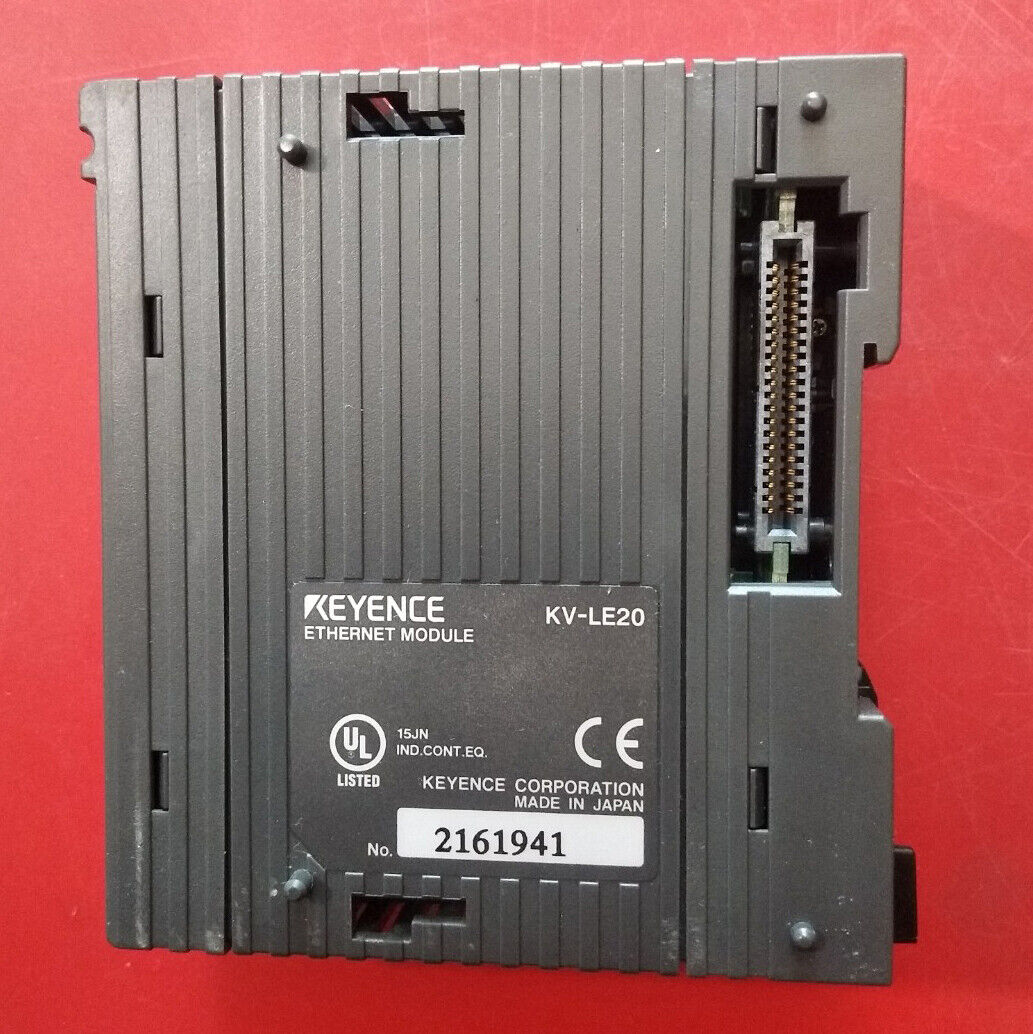 used Keyence KV-LE20 programmable controller module - KEYENCE
