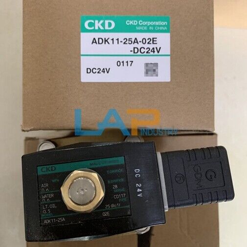 CKD Solenoid Valve ADK11-25A-02E-DC24V - 1 Piece New - CKD