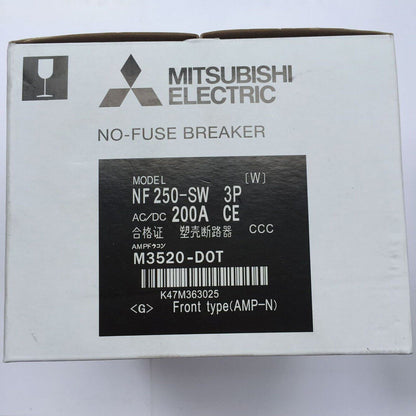 Mitsubishi INBOX Breaker NF250-SW 3P 220A - MITSUBISHI