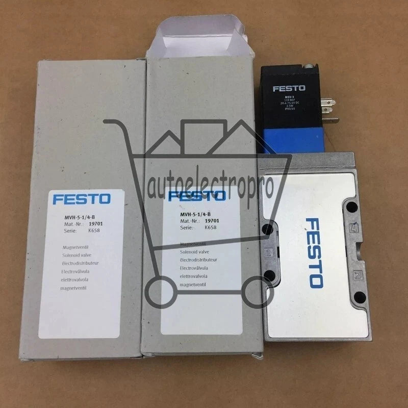 1PCS Festo MVH-5-1 4-B 19701 Solenoid valve In Box Free Shipping