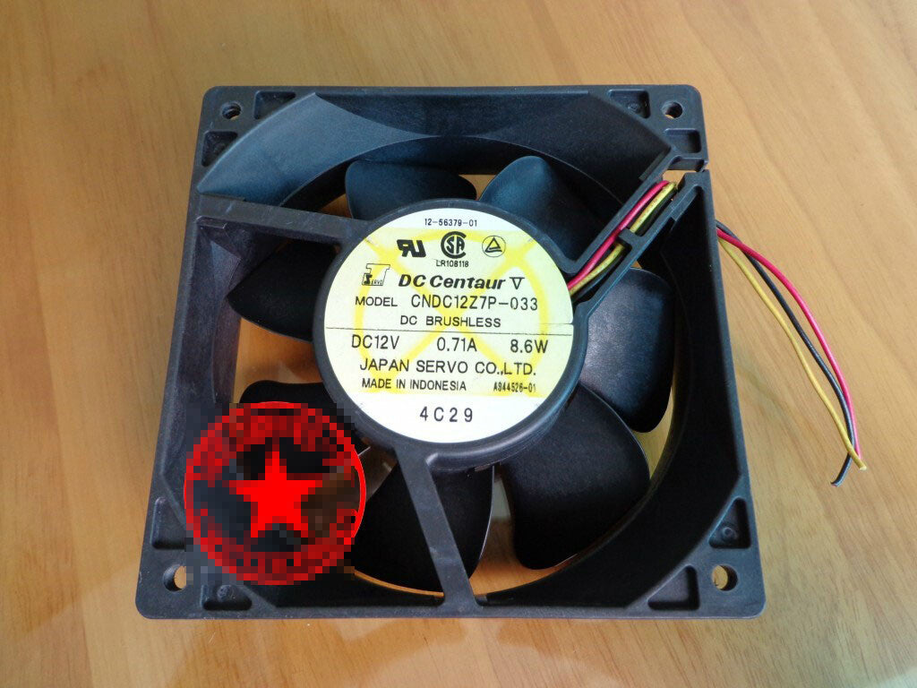 1pcs  Servo CNDC12Z7P-033 12CM 12V 0.71A 8.6W 12038 fan