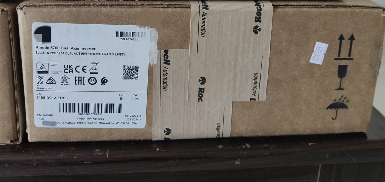 Allen-Bradley 2198-D012-ERS3: 1PCS Easy-to-Read Display Panel - ALLEN-BRADLEY