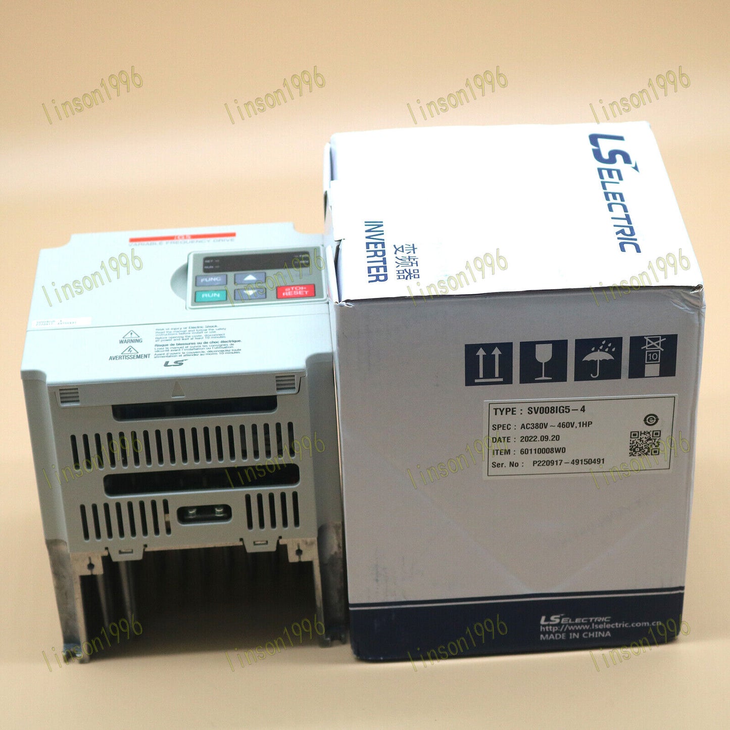 1PC SV008IG5-4 LS(LG) Inverter 0.75KW 380V - KOEED
