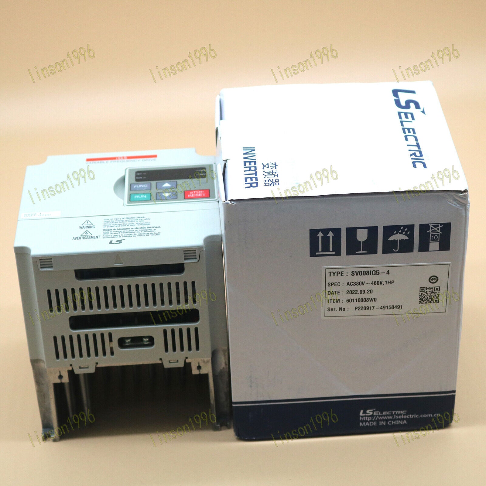 1PC SV008IG5-4 LS(LG) Inverter 0.75KW 380V - KOEED