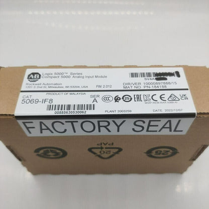 New Sealed AB 5069-IF8 SER A Compact Analog Input Module 5000 - SEALED SOLUTIONS