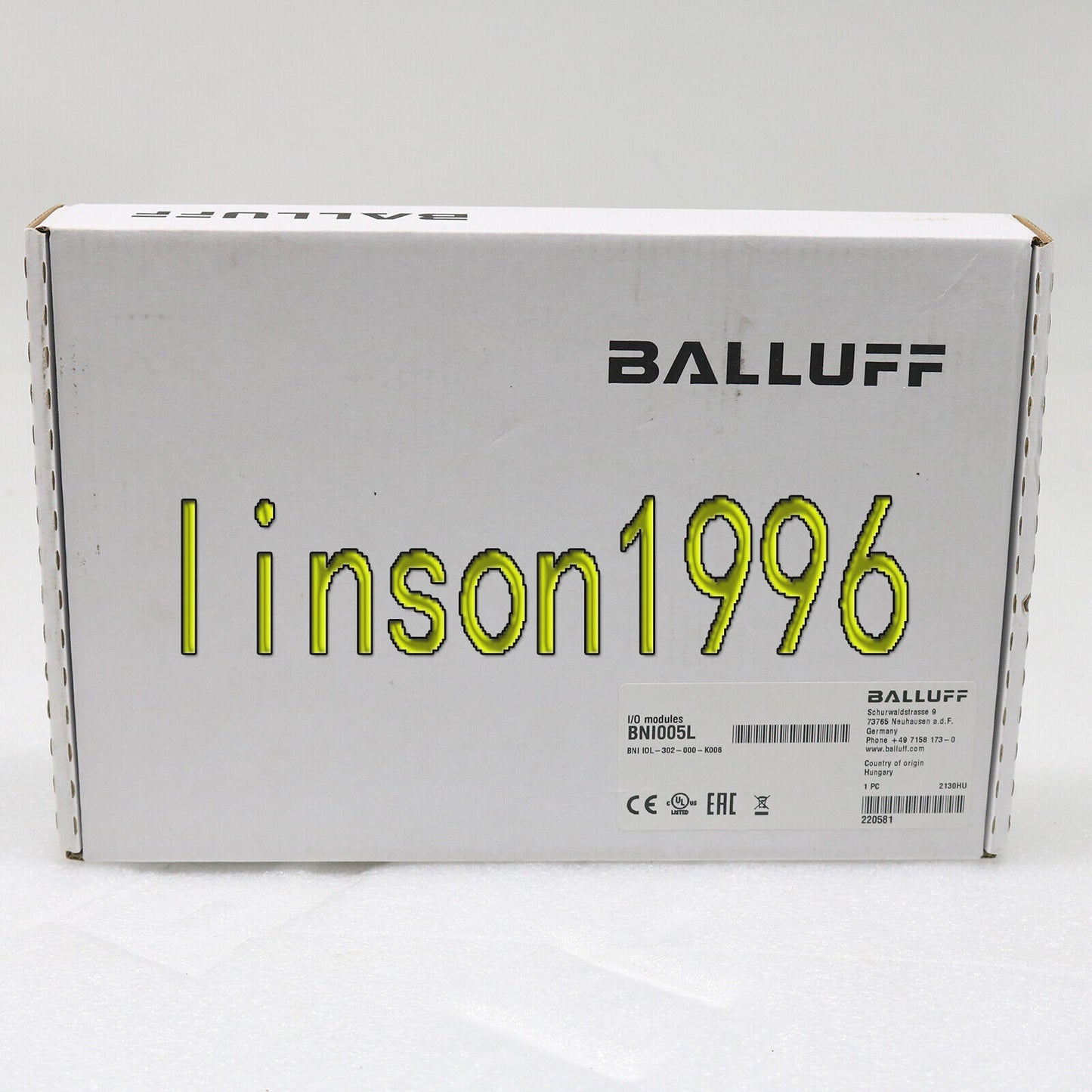 Balluff BNI IOL-302-000-K006 BNI005L Module In Box - BALLUFF