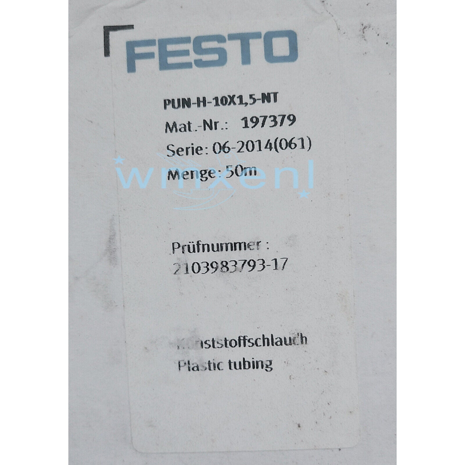 Festo PUN-H-10X1,5-NT Pneumatic Tubing Fast - FESTO