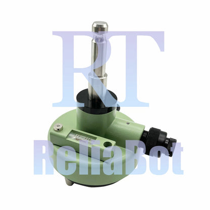 GREEN THREE-JAW METAL TRIBRACH ADAPTER WITH OPTICAL PLUMMET FOR PRISM