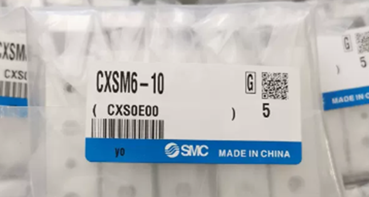SMC CXSM6-10 Double Rod Pneumatic Cylinder: Professional Industrial Use - SMC