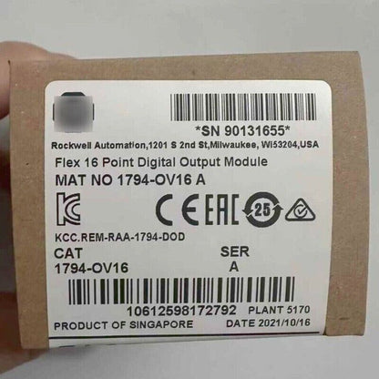 Factory Sealed AB 1794-OV16 Flex 16 Point Digital Output Module - FACTORY SEALED