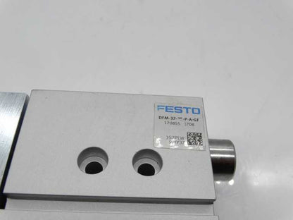 FESTO DFM-32-25-P-A-GF Pneumatic Cylinder with 25 Bar Pressure and 320 N Maximum Force - FESTO