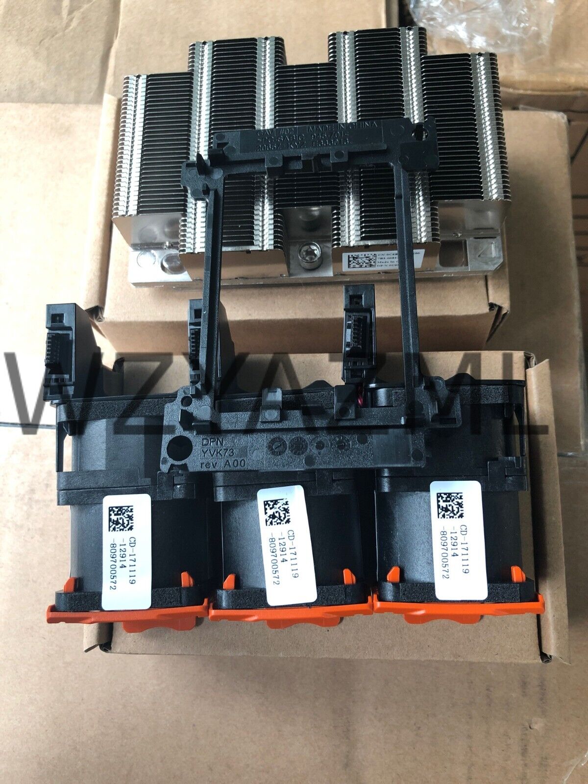 Dell R640 CPU Upgrade Kit with 3 Fans RG2X2 C6R9H YVK73 - DELL