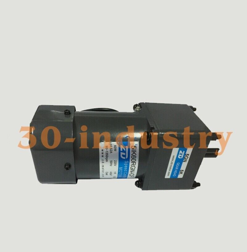 ZD 220V 60W AC Single-phase Speed Motor Model 5IK60RGN-CF-5GN5K - ZD