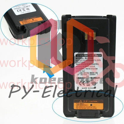 2pcs BL2008 Battery for HYTERA PD700 PD782U PD706U PD782G PD786G PD786G PD786