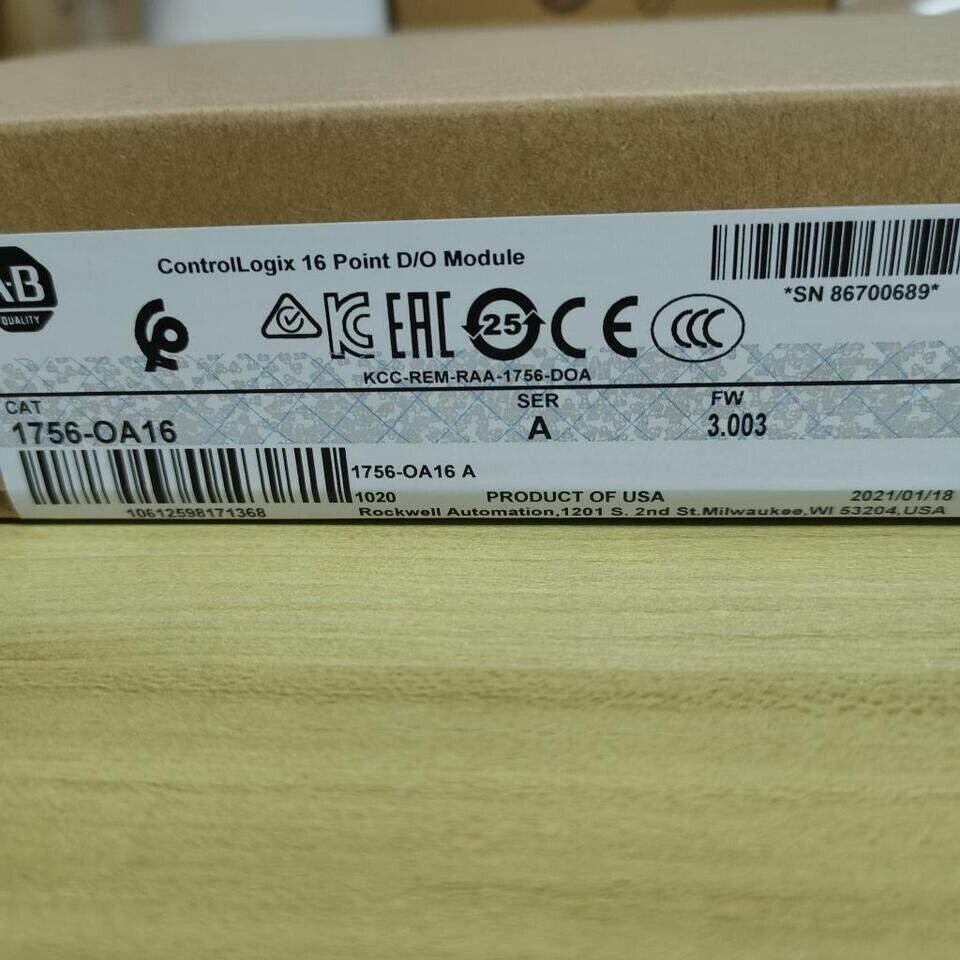 NEW Allen-Bradley AB 1756-OA16 SER A ControlLogix 16 Point Module - ALLEN-BRADLEY