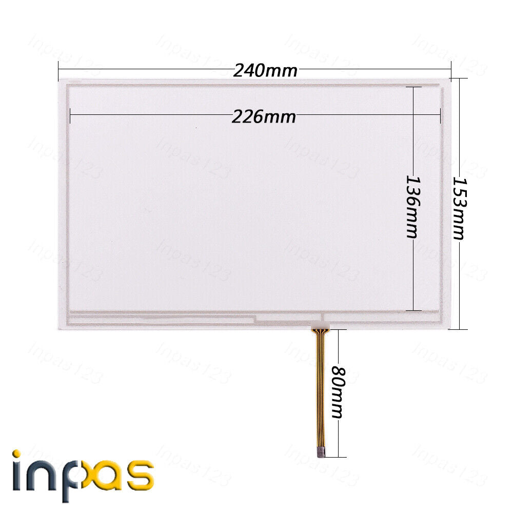 New For GS2110-WTBD-N Mitsubishi 10 inch Touch Screen Panel Glass + Protective Film - MITSUBISHI