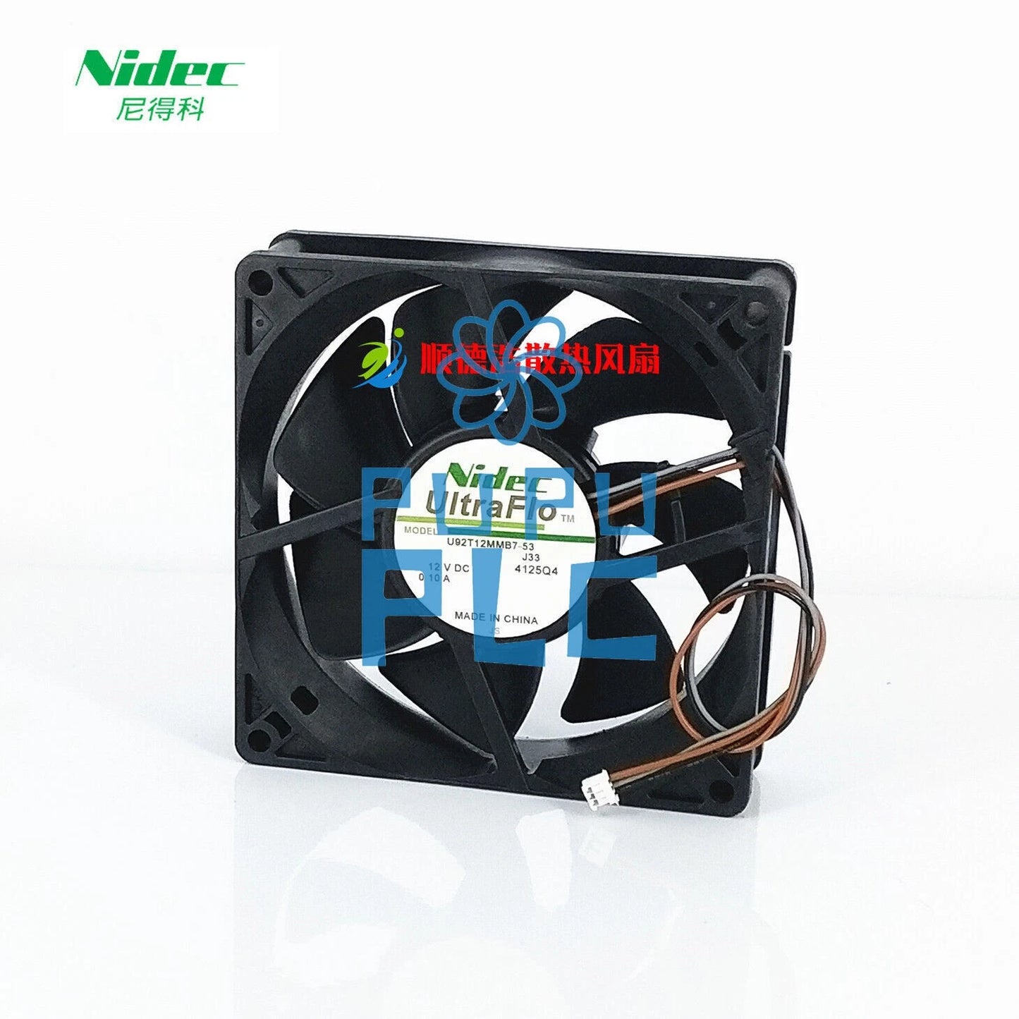 NIDEC Fan U92T12MMB7-53 9CM 12V 0.10A~