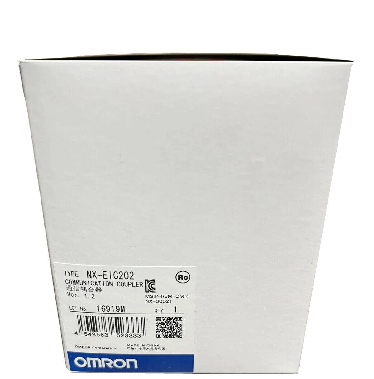 OMRON NX-EIC202 Coupler Module New In Box - OMRON