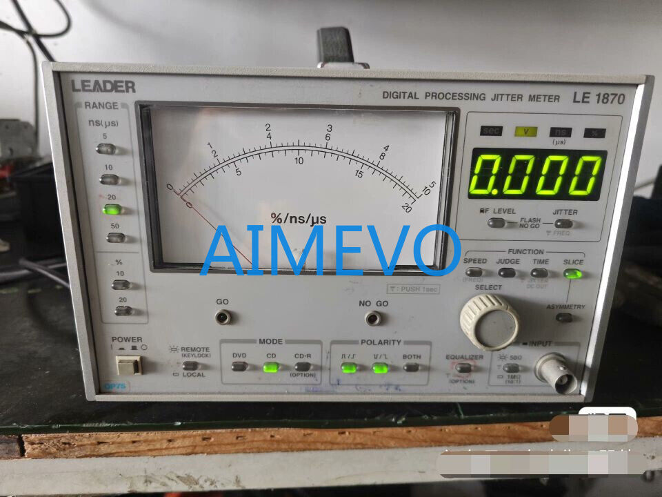 used Leader LE 1870 LE1870 Digital Processing Jitter - LEADER
