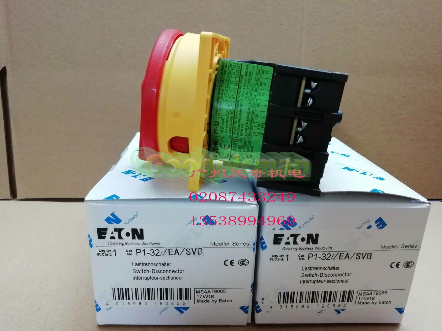 For EATON Moeller isolating switch P1-32/EA/SVB P132EASVB 1Pcs/
