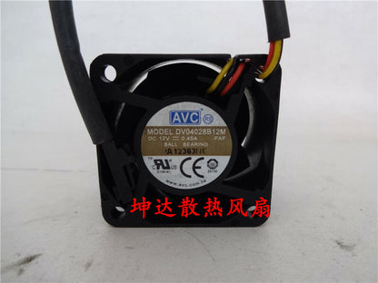 new 1pcs AVC DV04028B12M 12V 0.45A 4CM 4028 cooling fan