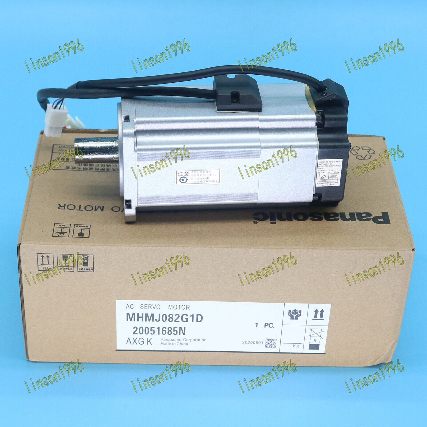 New Panasonic AC Servo Motor MHMJ082G1D - In-Box, 1-Year Warranty - PANASONIC