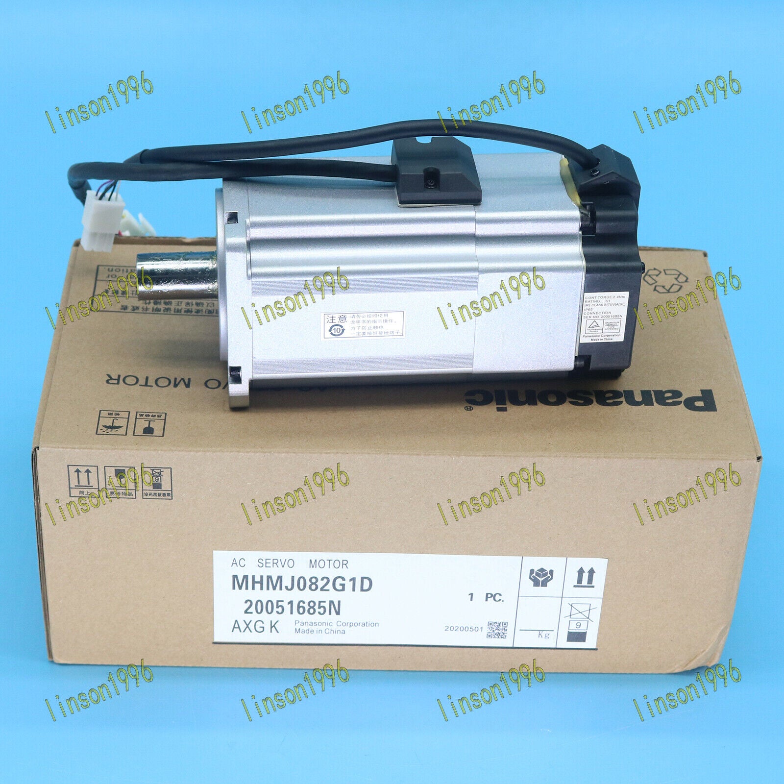 New Panasonic AC Servo Motor MHMJ082G1D - In-Box, 1-Year Warranty - PANASONIC