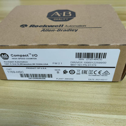Allen-Bradley Compact High-Speed Counter 1769-HSC Factory Sealed - ALLEN-BRADLEY