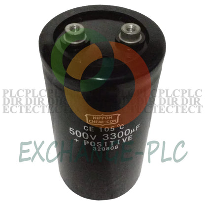 Nippon 500v 3300uf Electrolytic Capacitor #ex