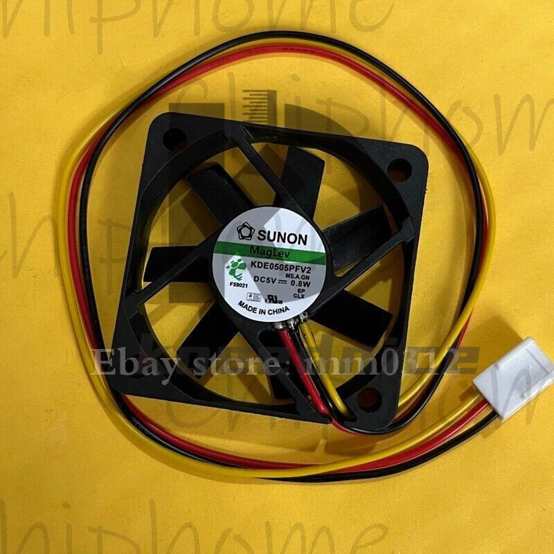 SUNON KDE0505PFV2 5010 5V 0.8W 5CM ultra-thin silent cooling fan